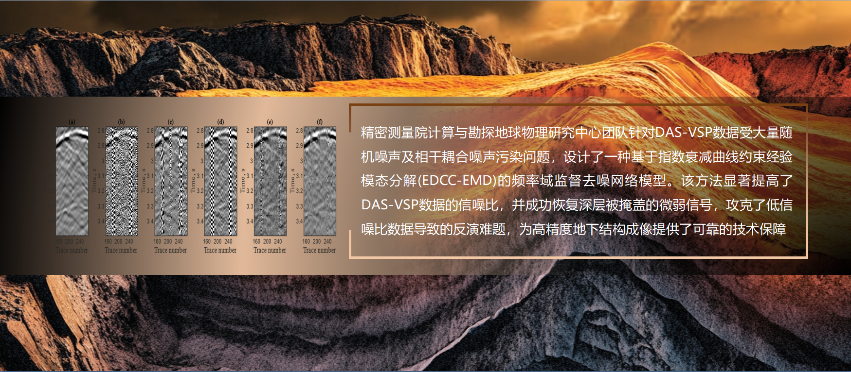 尊龙凯时人生就是搏在DAS-VSP地震数据多源噪声高精度压制方面取得新进展
